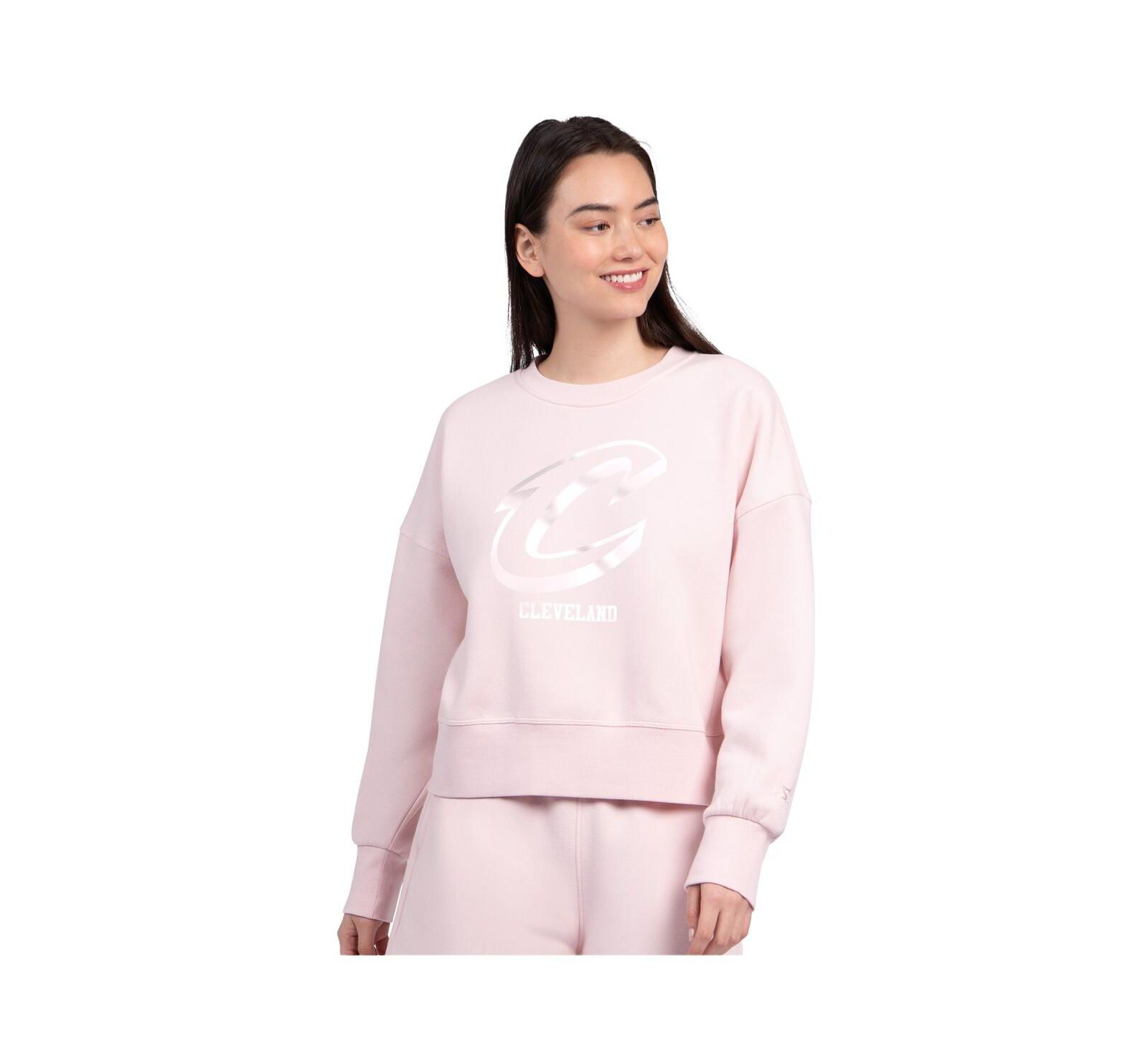 Женский свитшот Starter Light Pink Cleveland Cavaliers Pastel Boxy