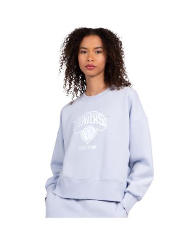 Starter Женский Light Blue New York Knicks Pastel Boxy Sweatshirt