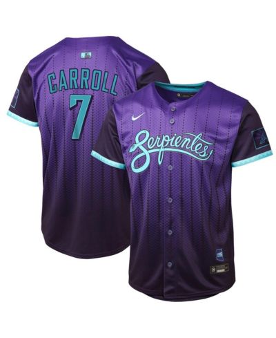 Детская джерси Nike Corbin Carroll Purple Arizona Diamondbacks 2025 City Connect Limited Player