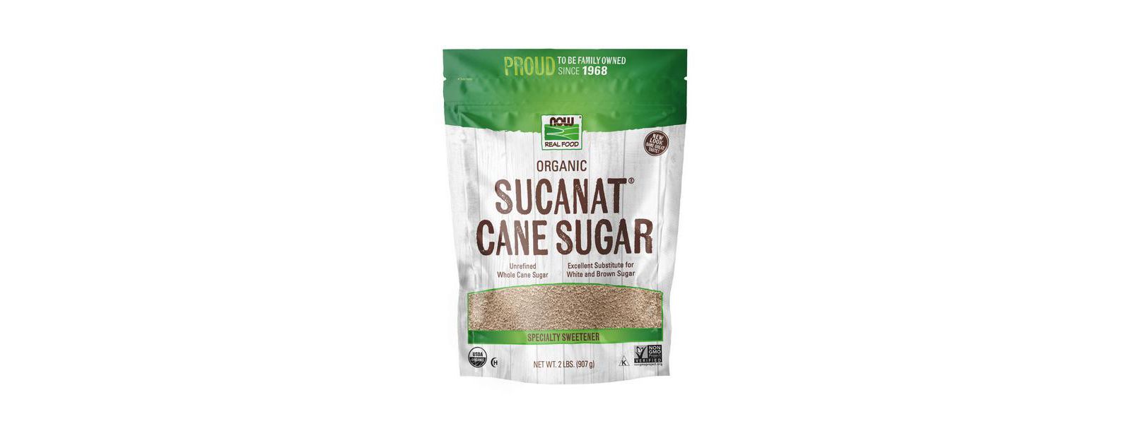 NOW Foods Sucanat, 2 lb