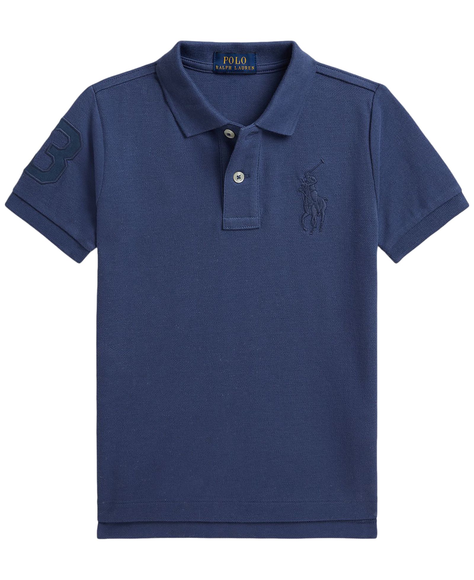 Polo Ralph Lauren Boys' 2-7 Big Pony Paint-Print Mesh Polo Shirt