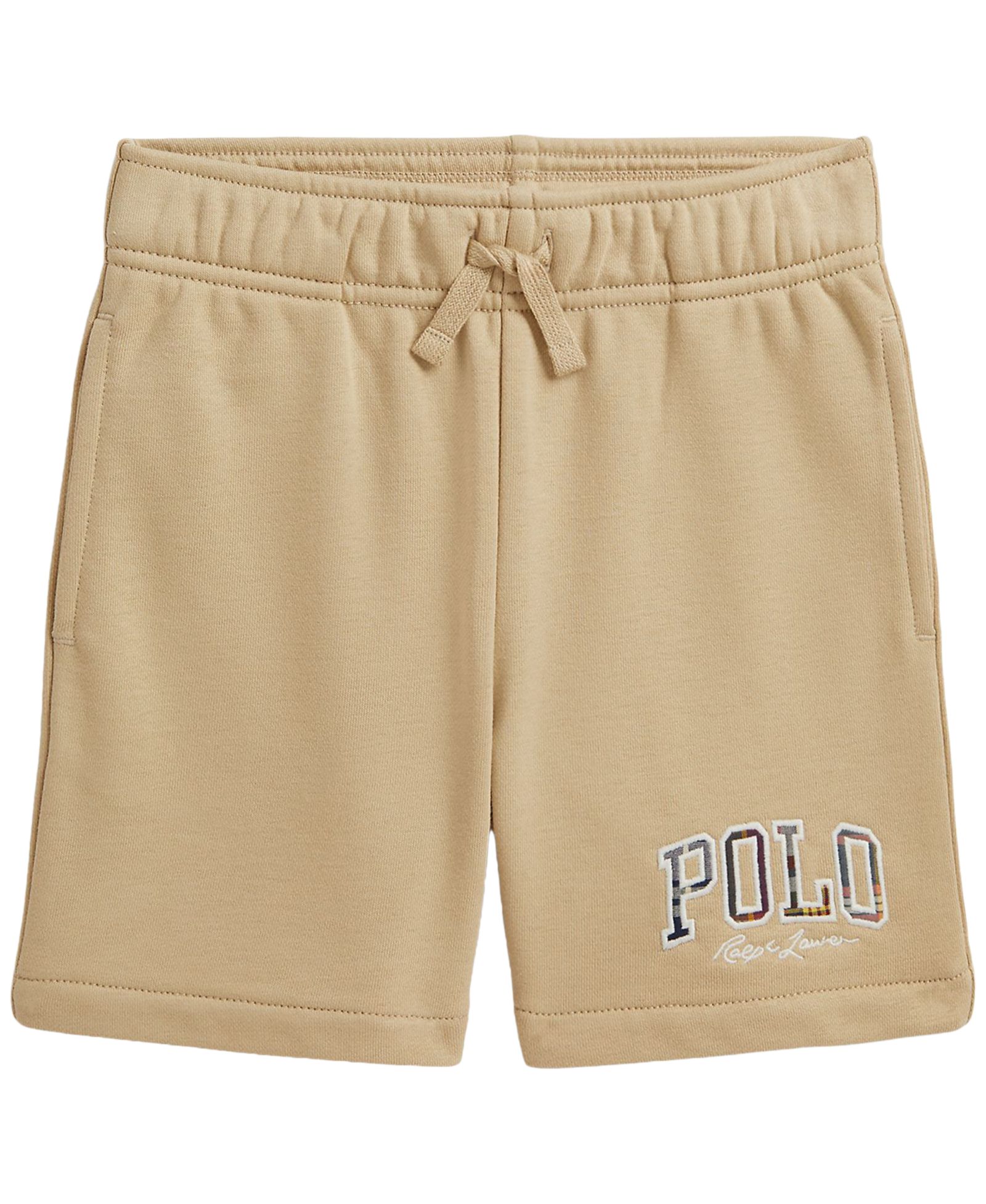 Polo Ralph Lauren Boys' 2-7 Madras-Logo French Terry Shorts