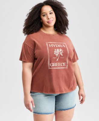 And Now This футболка Plus Size Hydra Greece Graphic