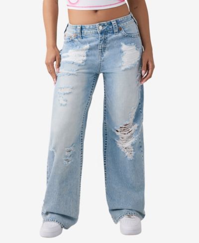 Джинсы True Religion Women's Bobbi Baggy Distressed Big T