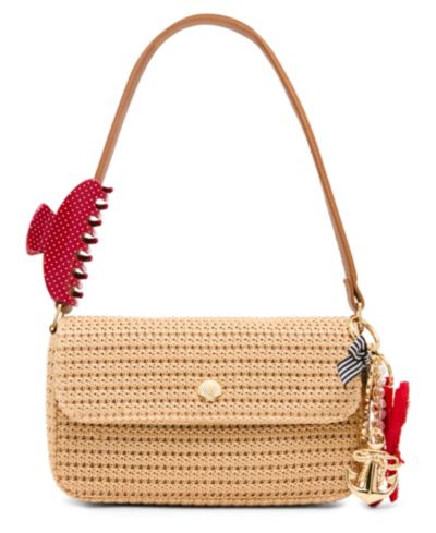 Madden Girl Alanna Straw Small Shoulder Handbag