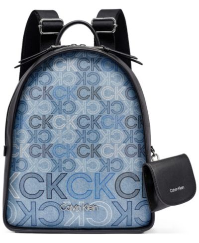 Calvin Klein Kyren Denim Signature рюкзак-мессенджер