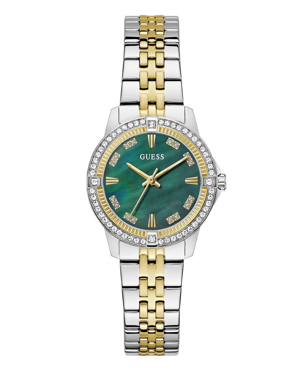 GUESS Women's Two-Tone Stainless Steel Watch, 32mm