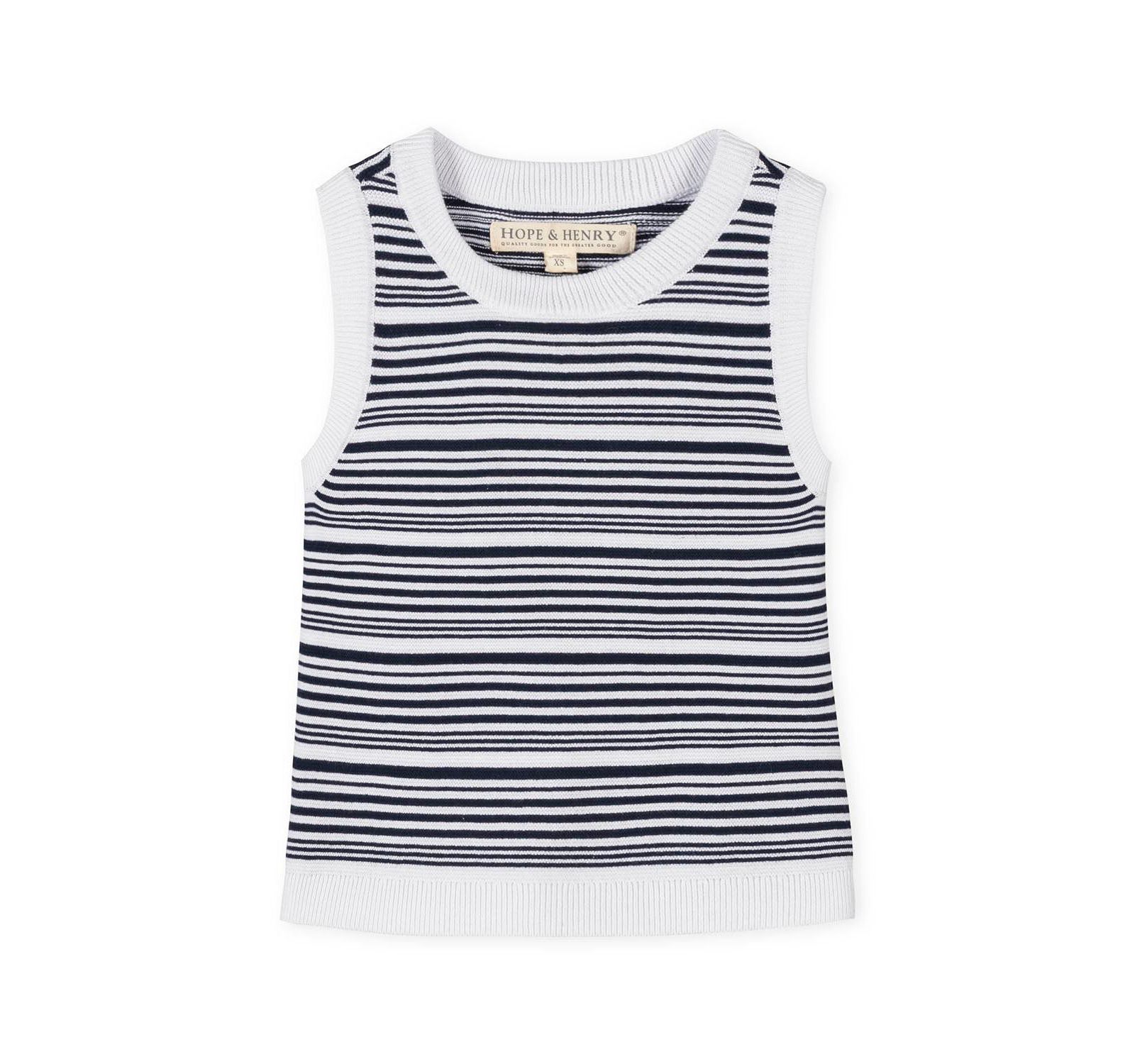 Hope & Henry Girls Hope and Henry Organic Sweater Tank