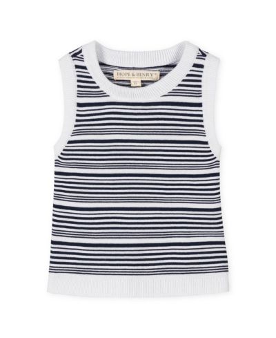 Трикотажный топ Hope & Henry Girls Organic Sweater Tank
