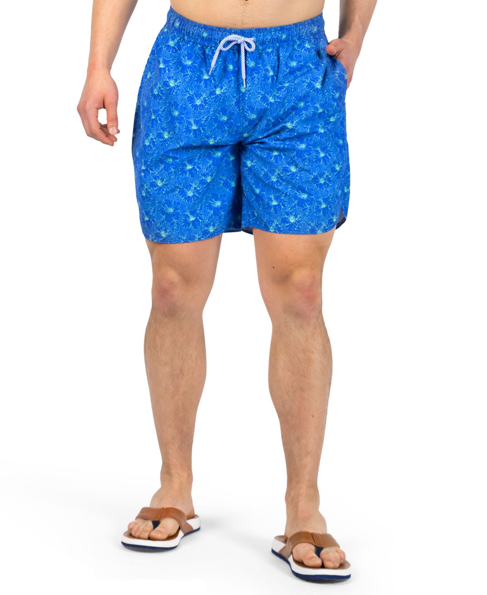 Tailorbyrd Мужской Tropical Floral Printed Swim Shorts