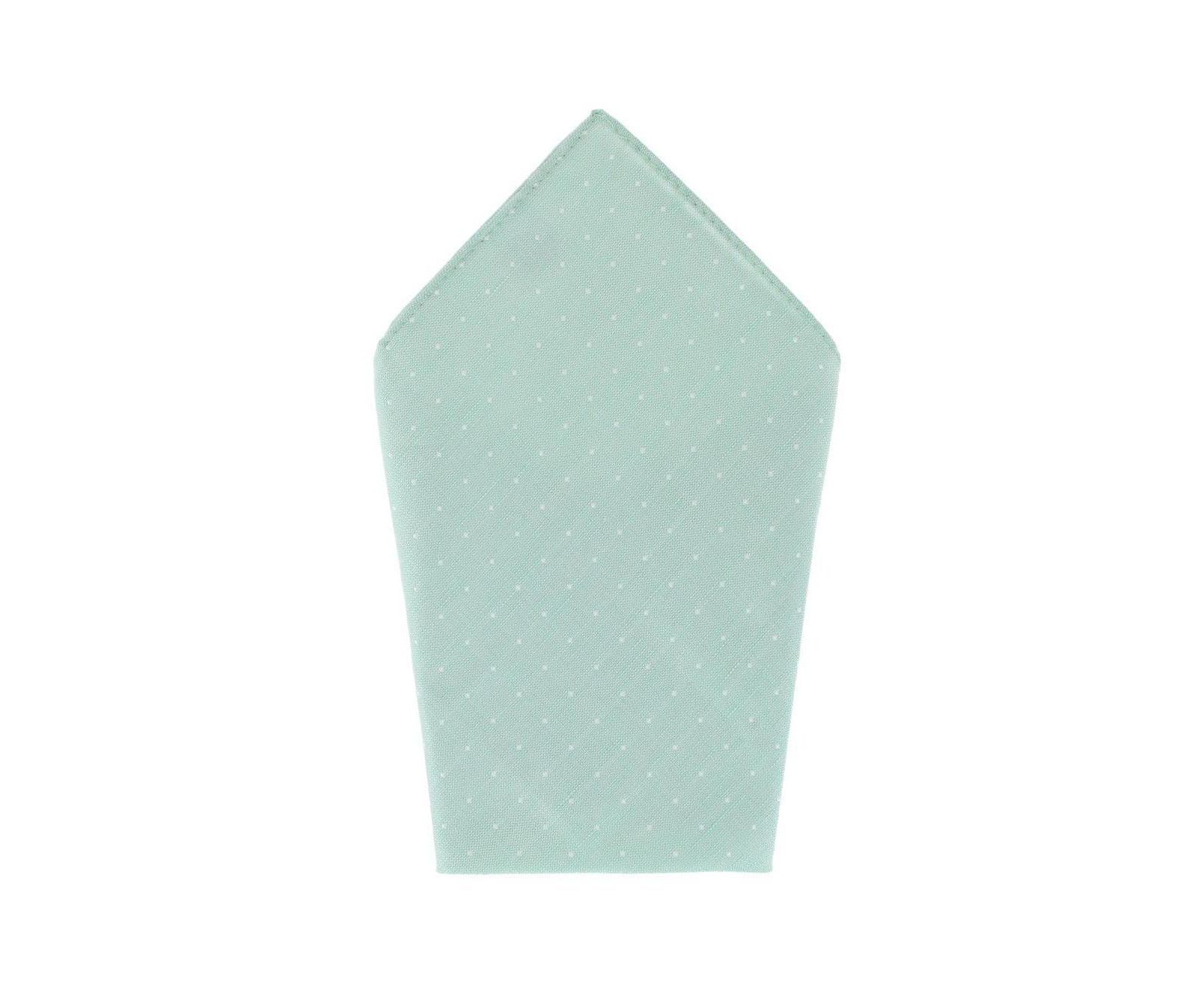 TRAFALGAR Men's Churchill Chambray 12-Inch Polka Dot Linen Blend Pocket Square