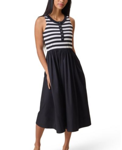 Kindred Bravely Женское платье для кормления Charlotte Mixed Media Midi