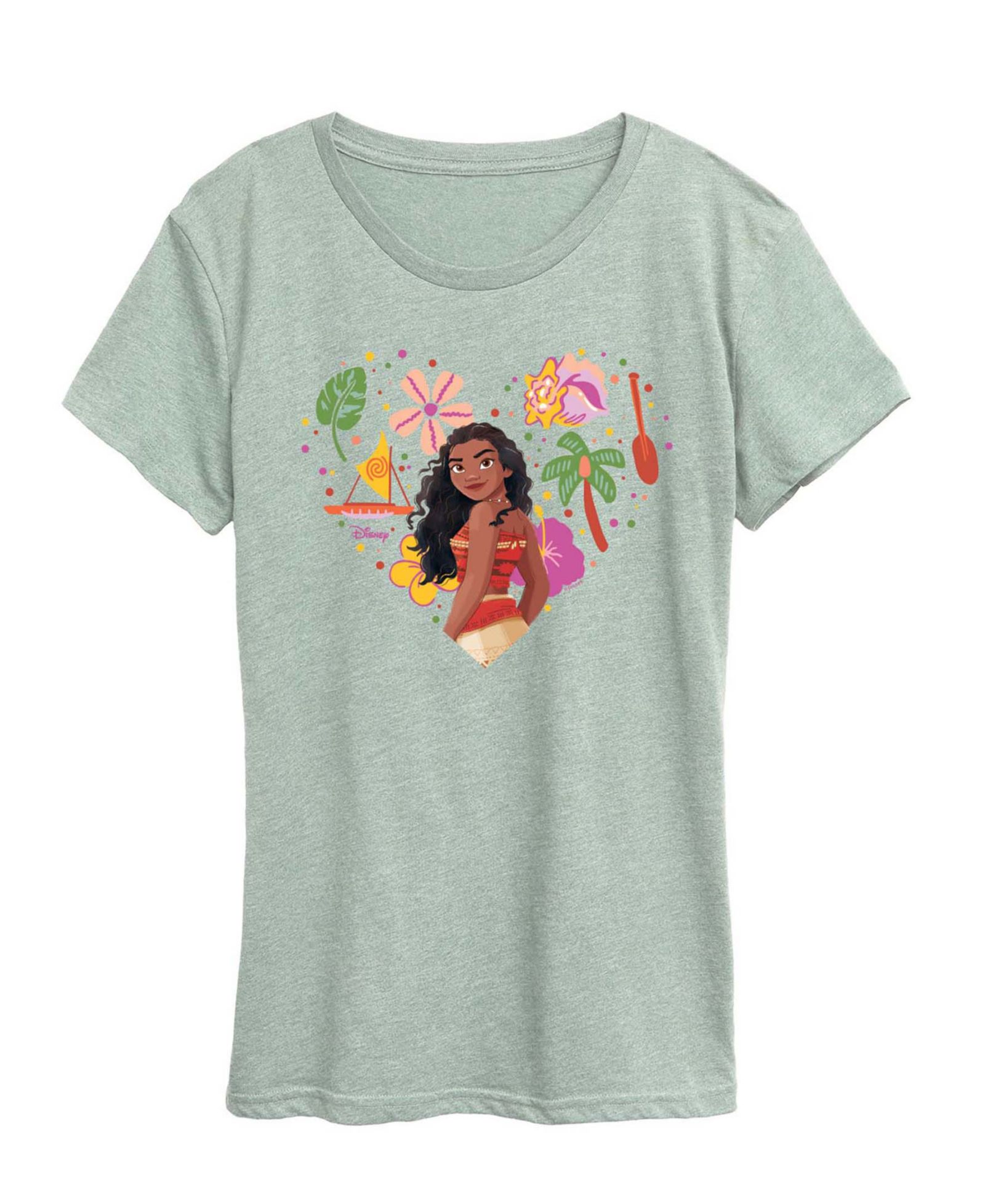 Hybrid Apparel Disney Princess Moana футболка с принтом, Plus Size