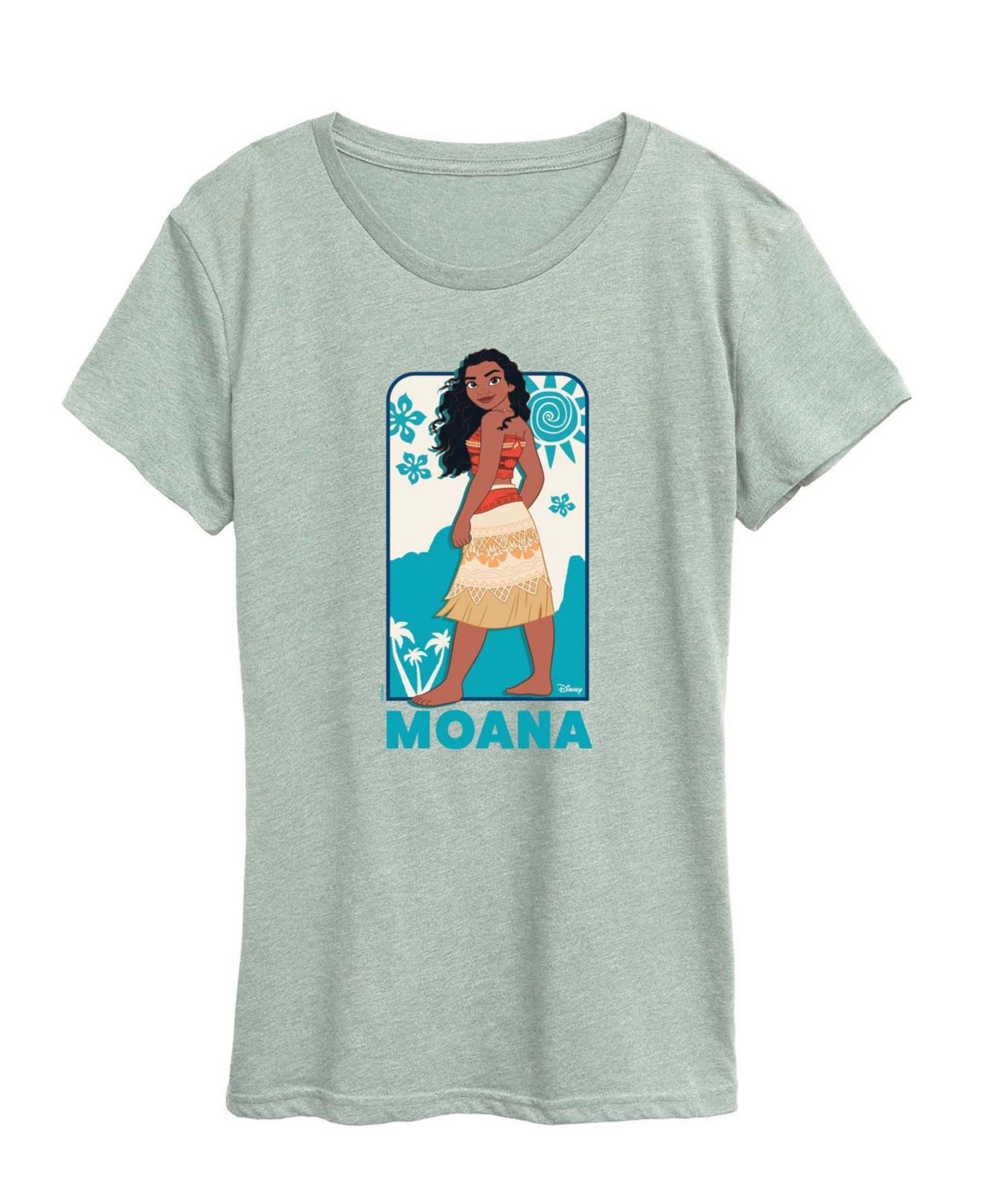 Футболка Hybrid Apparel Plus Size Disney Princess Moana с принтом