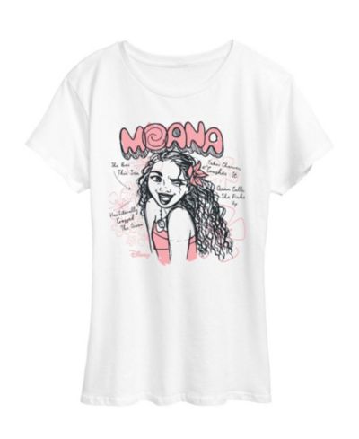 Hybrid Apparel Футболка Plus Size с графическим принтом Moana Sketch