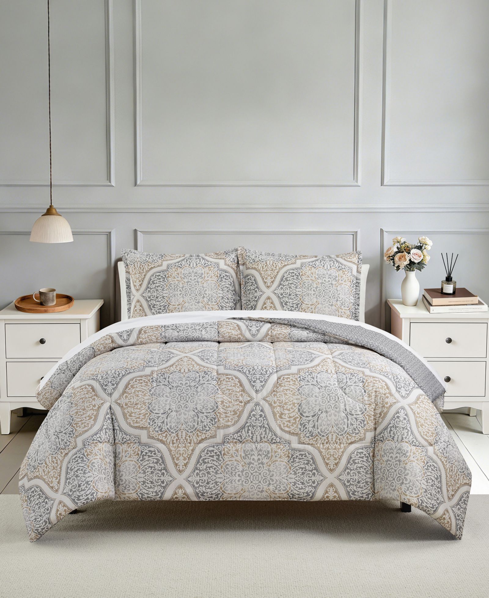 Macy's Estelle Reversible 3-Pc. Comforter Sets