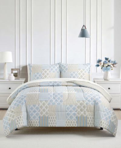 Macy's Patchwork Reversible 3-Pc. Comforter Sets