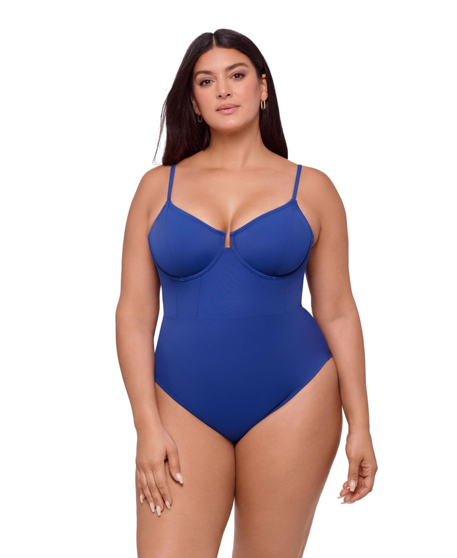 S3 Apparel Women's Supportive and Sculpting Corset Underwire One-Piece Swimsuit