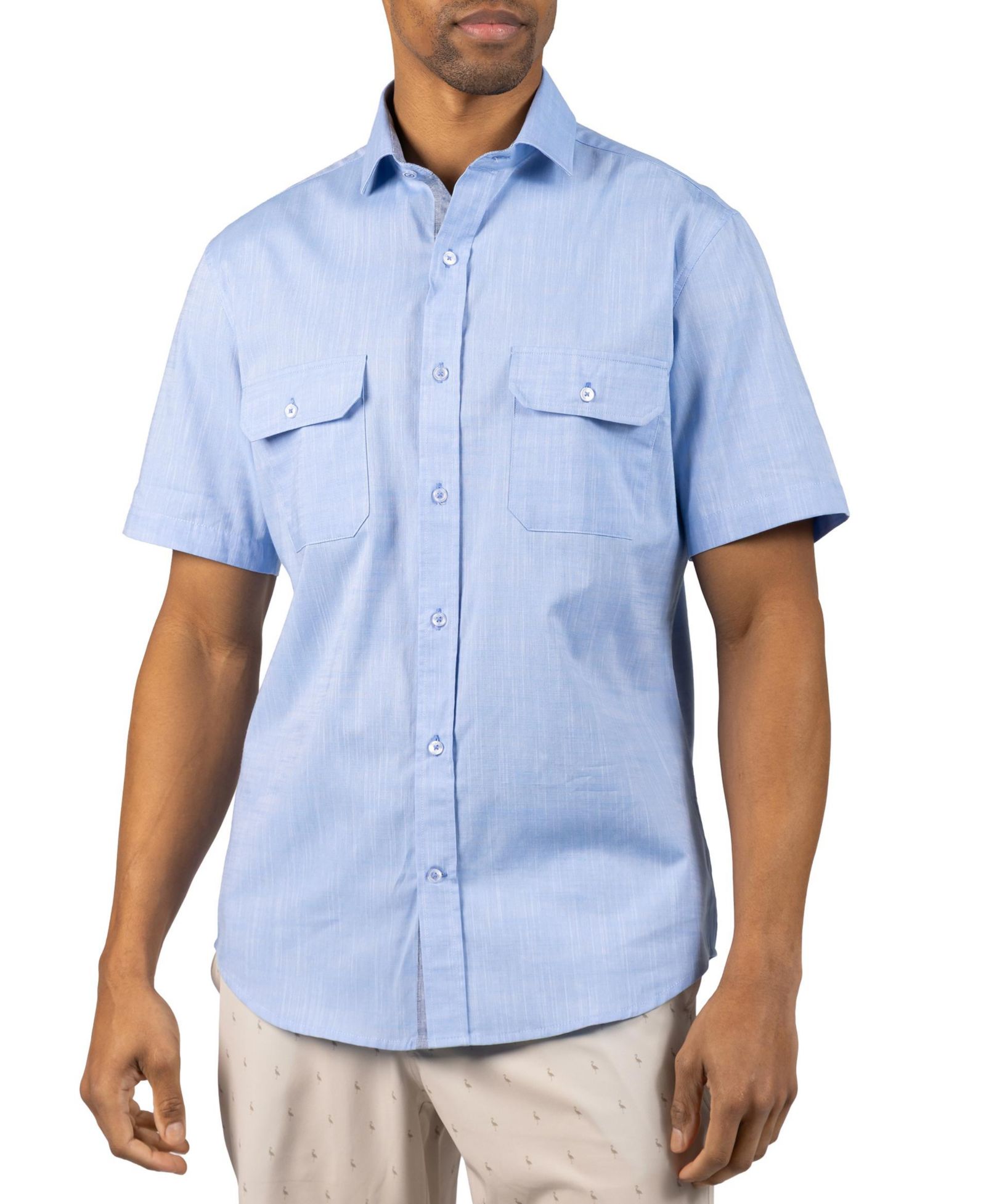 Мужская рубашка Tailorbyrd Signature Chambray Short Sleeve