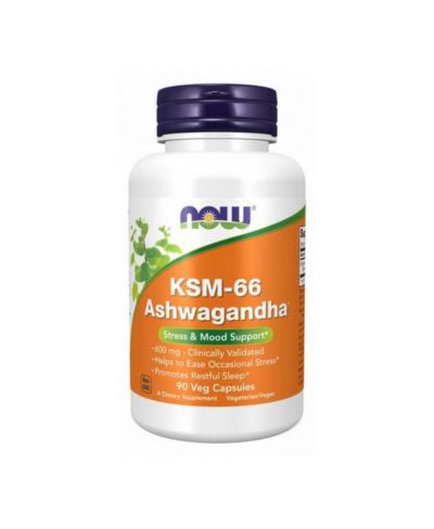 Now Foods KSM-66 Ashwagandha, 90 Veg Caps