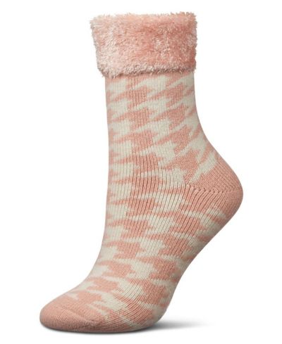 Женские мягкие носки MeMoi Houndstooth Plush Cabin