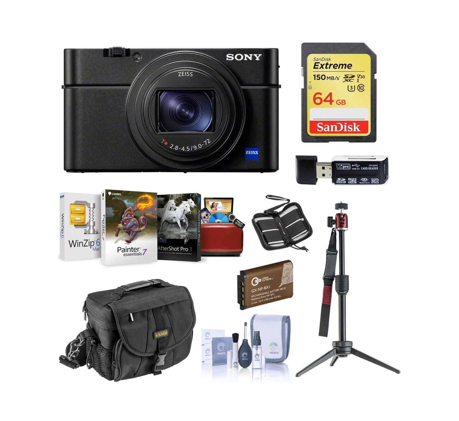 Sony Cyber-shot DSC-RX100 VII Digital Camera With Free Mac Accessory Bundle