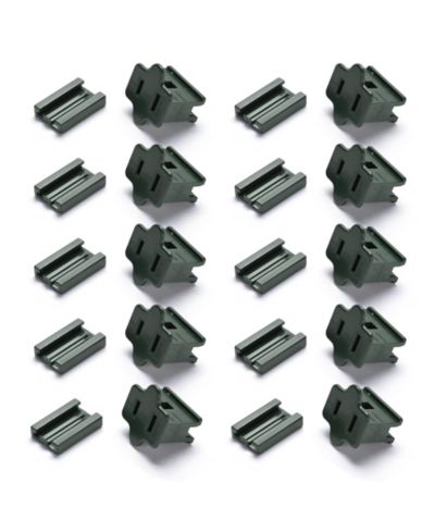 DELight 10Pcs SPT-1 Slip Plug Female Vampire Plug UL Listed for Christmas Light