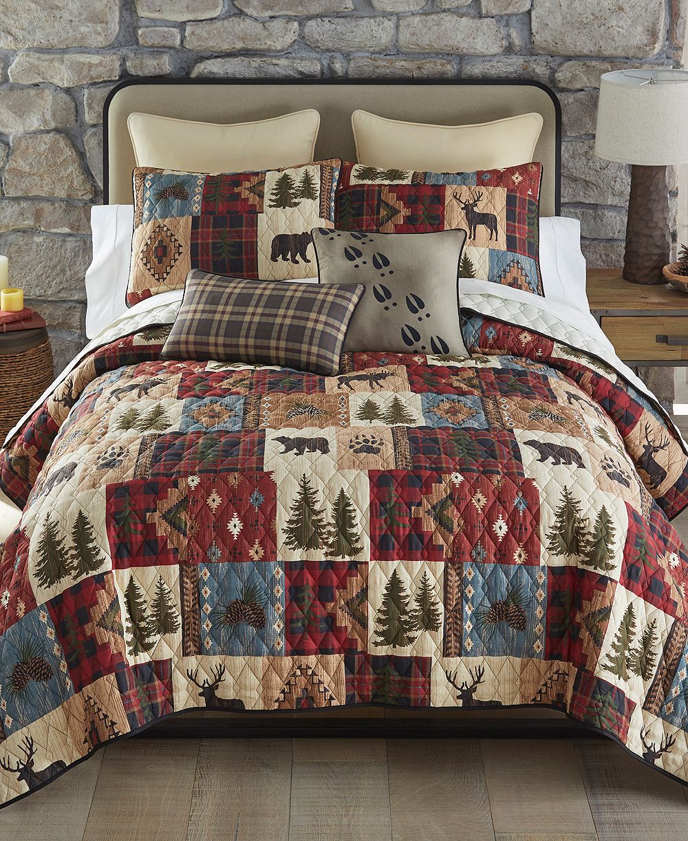 Комплект стеганых покрывал Your Lifestyle Woodland Patch, Queen