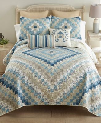 Donna Sharp Diamond Ultra-Comfort 3-Pc. Quilt Set, King