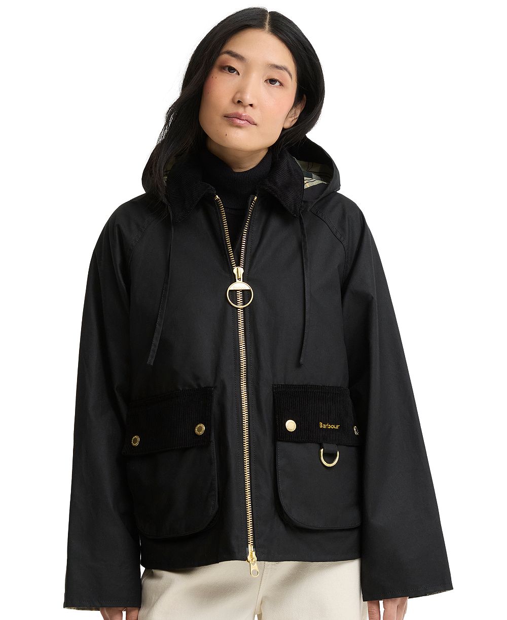 Barbour Women's Carville Hooded Wax Jacket