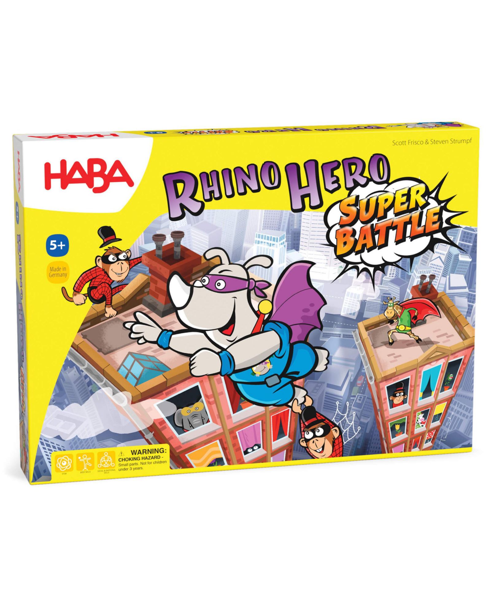 HABA Rhino Hero - Игровой набор для строительства