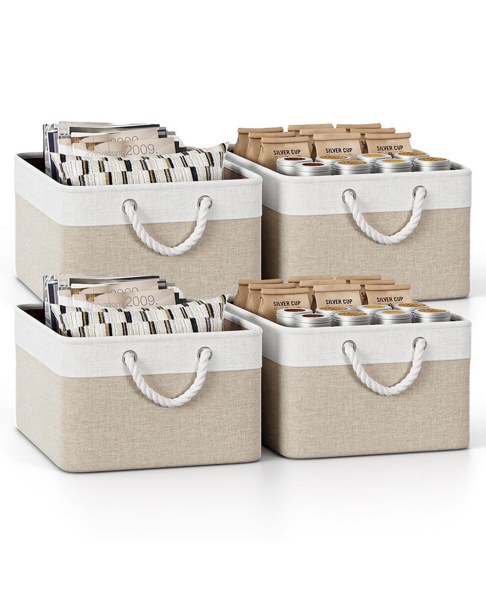 Набор контейнеров для хранения SUGIFT Fabric with Rope Handles, Set of 4