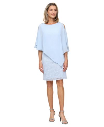 Женское платье SL Fashions Crewneck Sheath