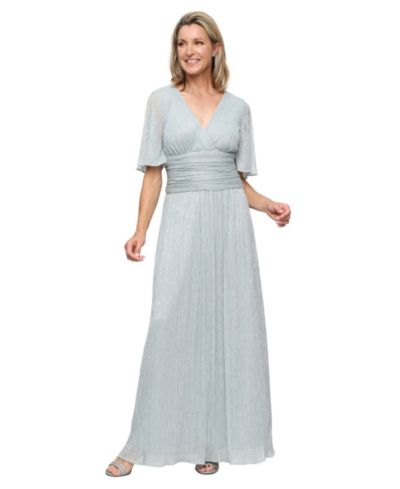 Женское вечернее платье A-Line с V-образным вырезом SL Fashions