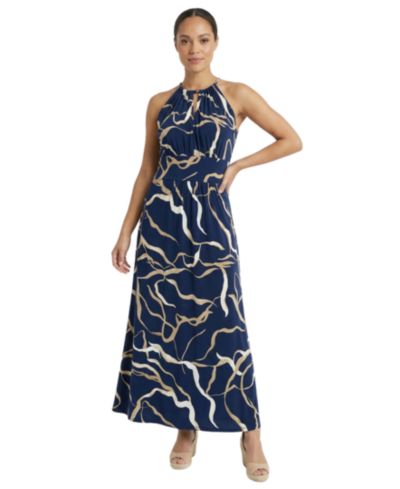 Londo Times Women’s Halter Neck Maxi Dress