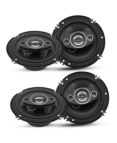 5 Core 800W 4-Way Coaxial Super Tweeter Car Speakers, 4-Piece Set