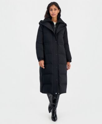Calvin Klein Women's Hooded Down Maxi Puffer Coat