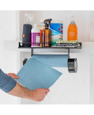 StoreYour Держатель для бумажных полотенец и настенная полка Quick Clean
