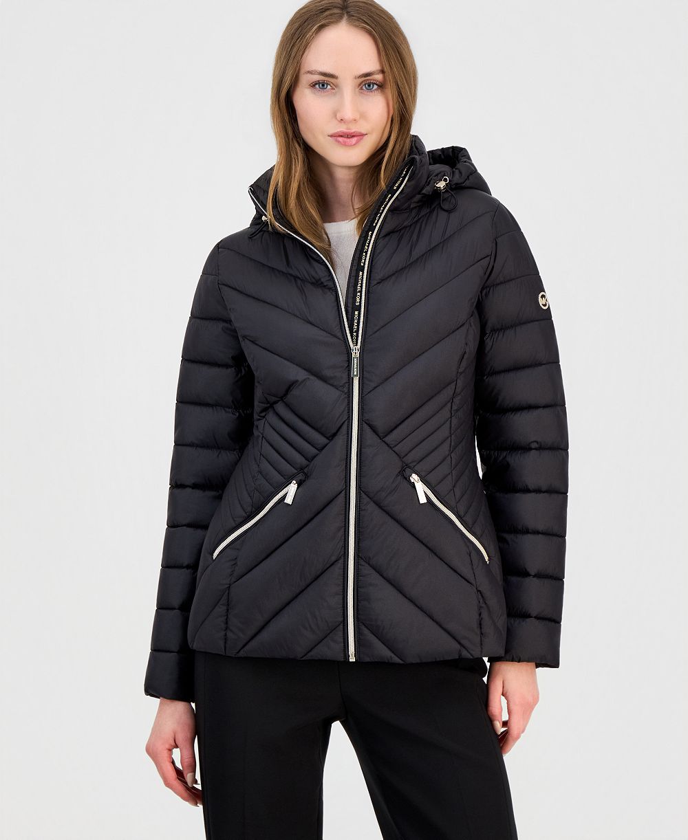 Пуховик с капюшоном Packable Женский от Michael Kors