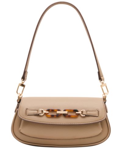 Anne Klein Convertible Flap Small Shoulder Handbag