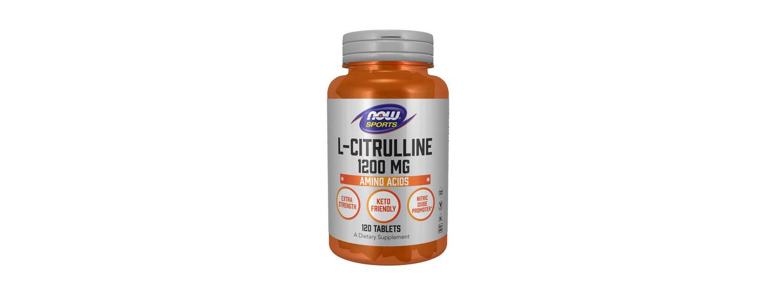 L-Citrulline Now Foods, 120 таблеток