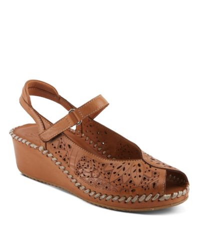 Женские босоножки Spring Step Santonio Wedges с кожаным верхом