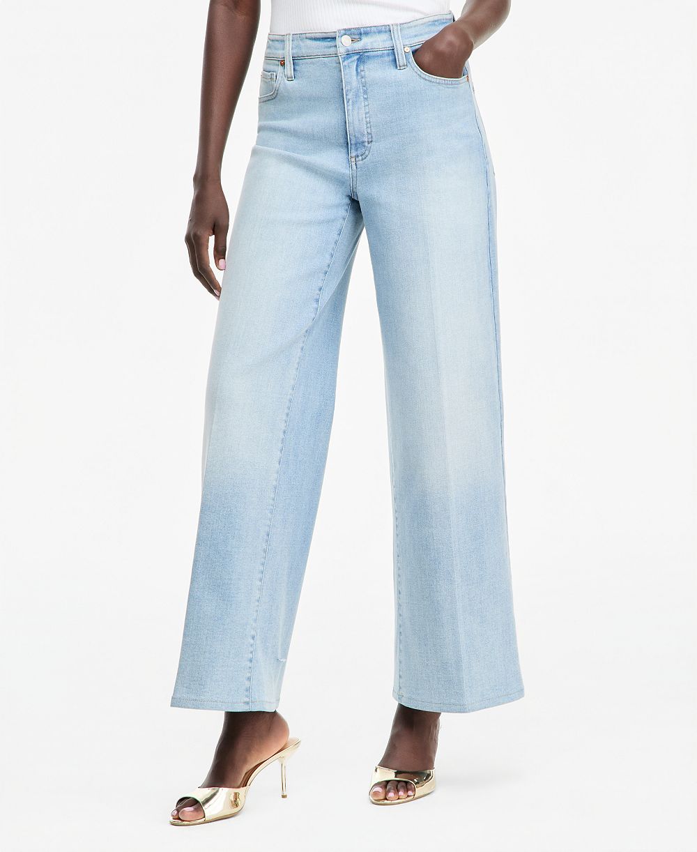 I.N.C. International Concepts Women's High-Rise Wide-Leg Jeans, Macy's Exclusive