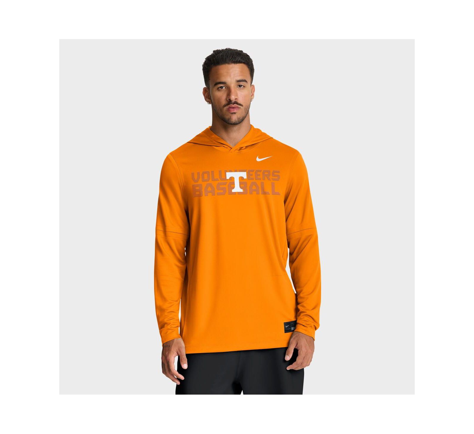 Nike мужская длиннорукавная худи-футболка Tennessee Orange Tennessee Volunteers Dugout Dri-FIT