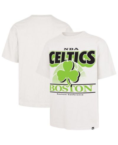'47 Brand Men's White Boston Celtics City Edition Shifty Foundation T-Shirt