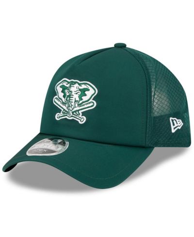 New Era Men's Green Athletics 2026 Batting Practice Alternate Apex 9FORTY Adjustable Hat