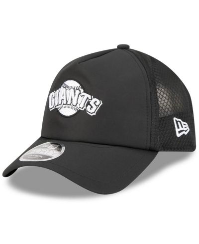 Мужская бейсболка New Era Black San Francisco Giants 2026 Batting Practice Alternate Apex 9FORTY регулируемая
