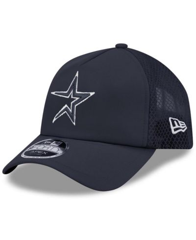 New Era Мужская бейсболка Houston Astros 2026 Batting Practice Alternate Apex 9FORTY Adjustable Navy