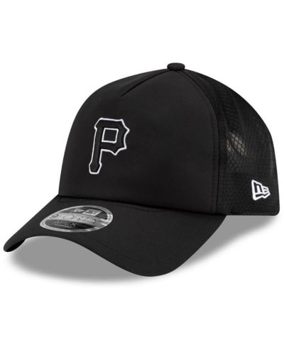 New Era Мужская кепка 9FORTY Pittsburgh Pirates Black Batting Practice Apex Adjustable Trucker Hat