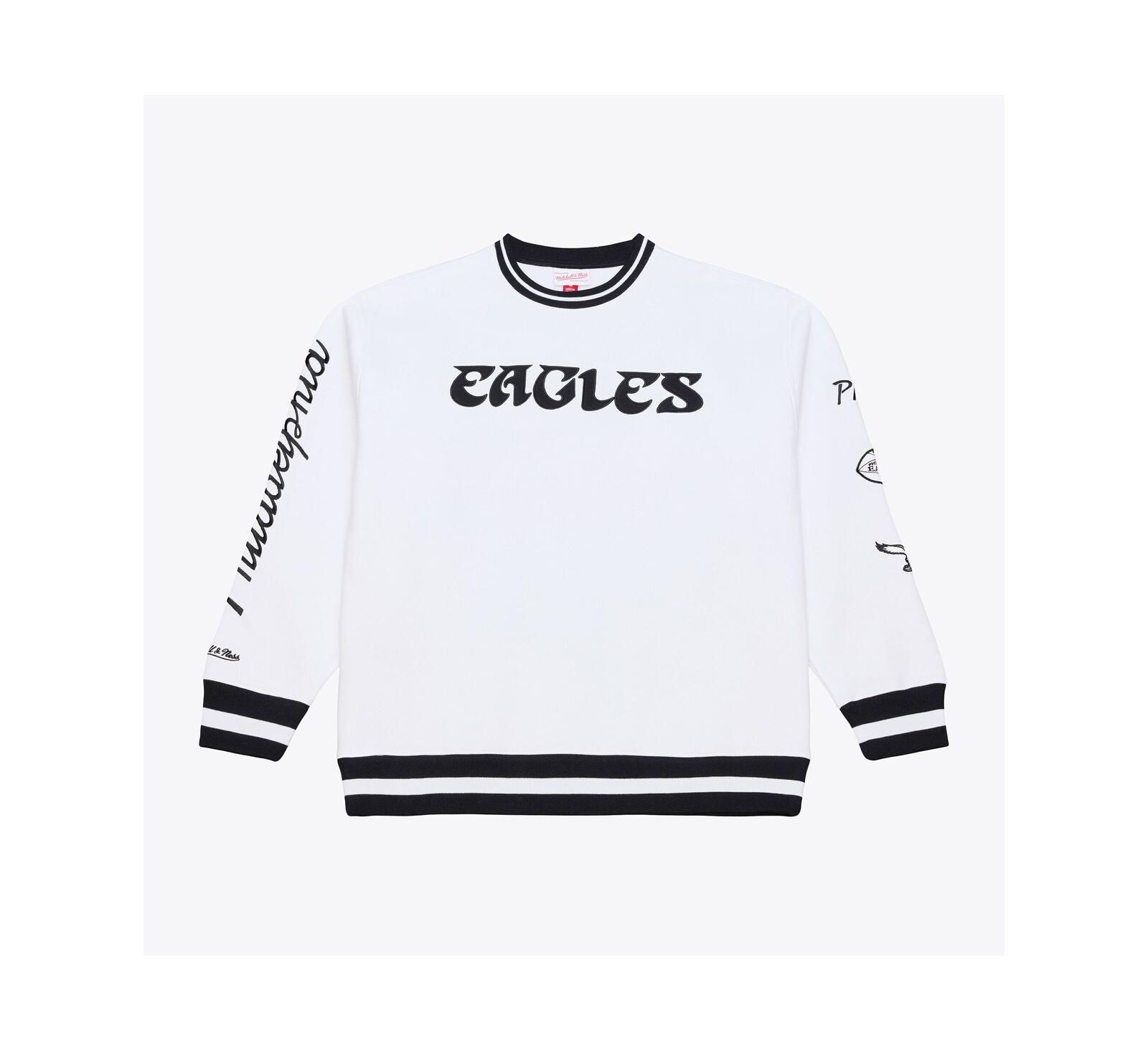 Мужская свитшот Mitchell & Ness Philadelphia Eagles Arctic Fleece Белый
